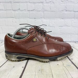 FootJoy DryJoys 53627 Golf Shoes Men’s Size 8Tour Optiflex Brown Leather